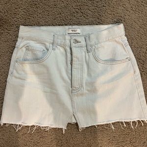 Light Denim Skirt